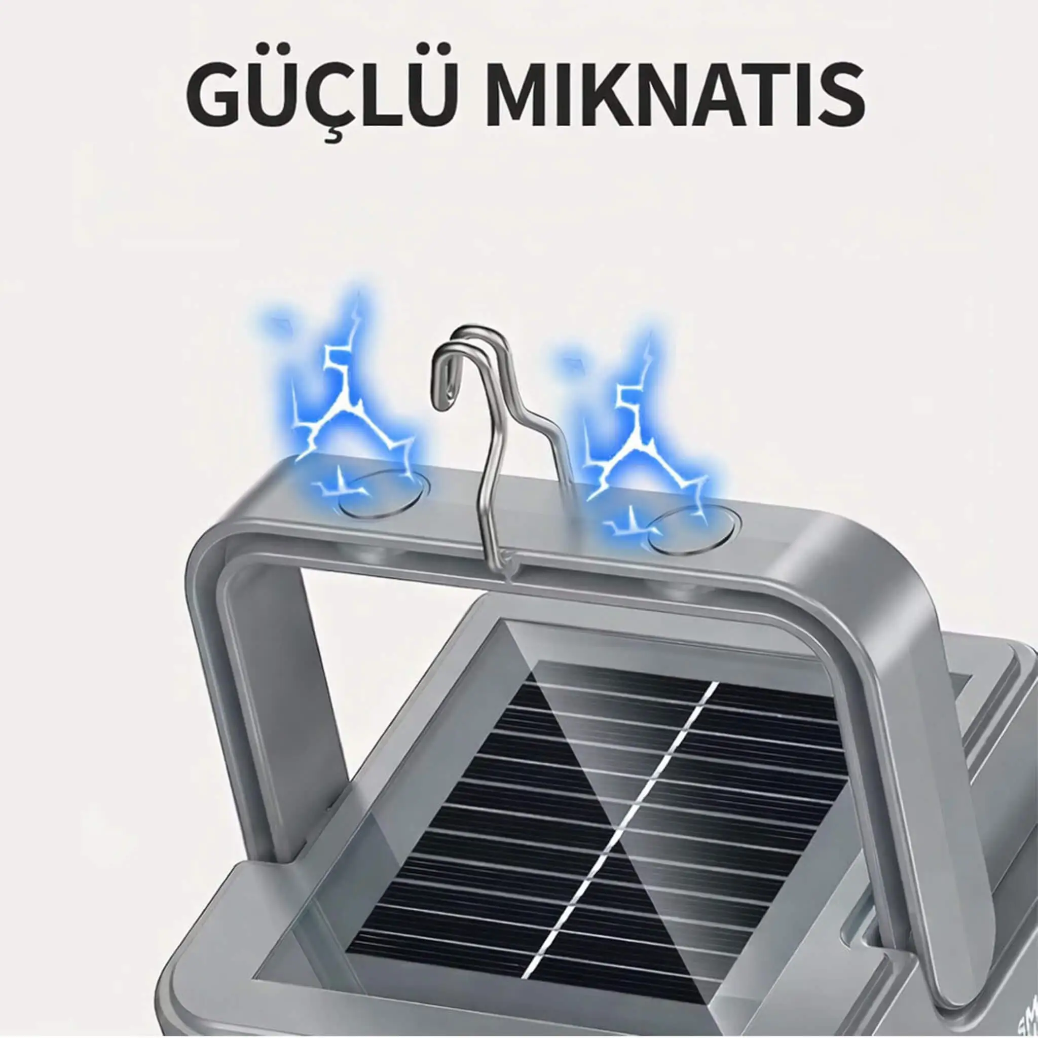 Güneş Enerjili COB LED Kamp Lambası 