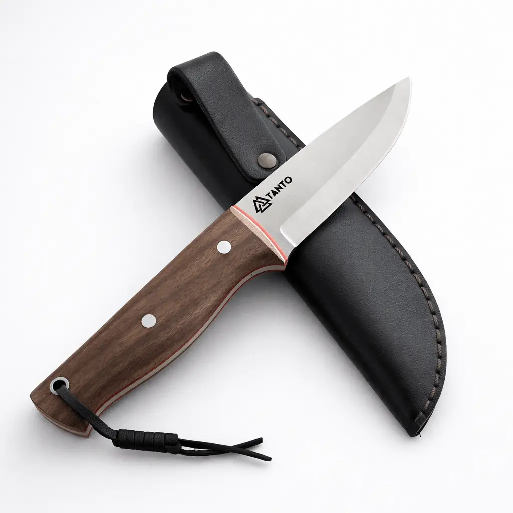 4116 Bushcraft Bıçağı 22.5 cm Ceviz Saplı 