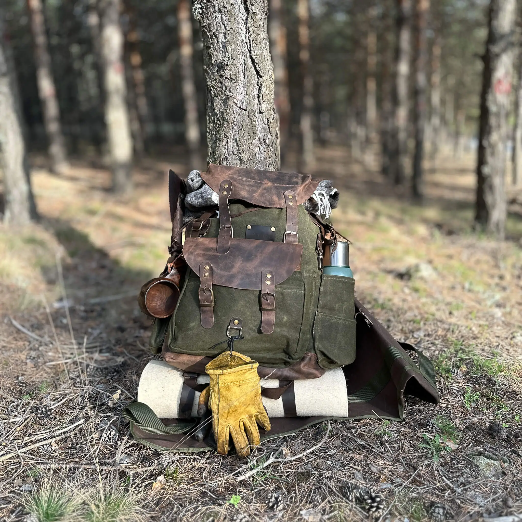 Wildhiker Haki Kamp Sırt Çantası