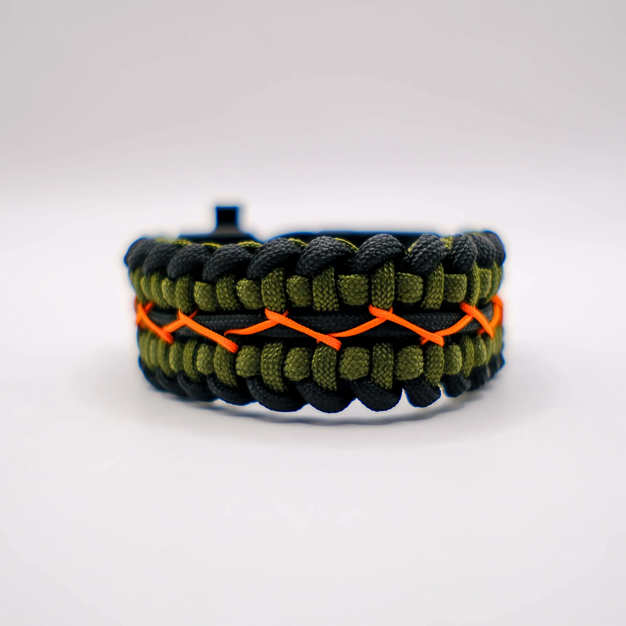Pusulalı Ateş Başlatıcılı Düdüklü Survival Paracord Bileklik 
