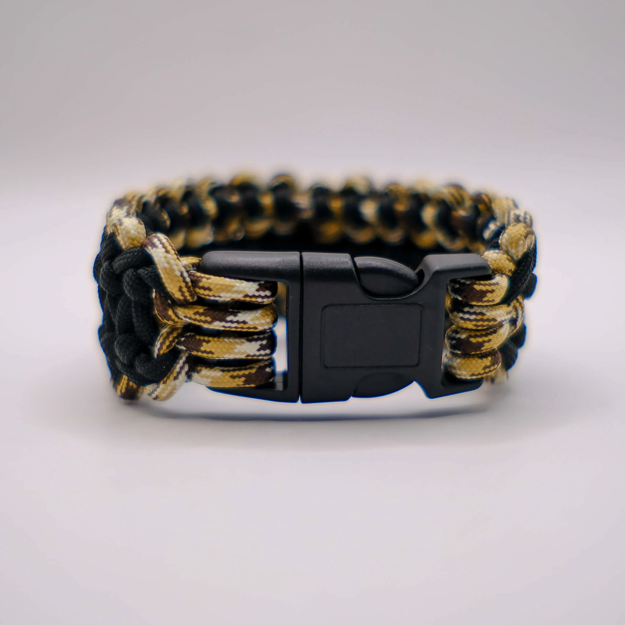 Paracord Bileklik Siyah Çöl Kamuflaj Outdoor Kamp Bilekliği
