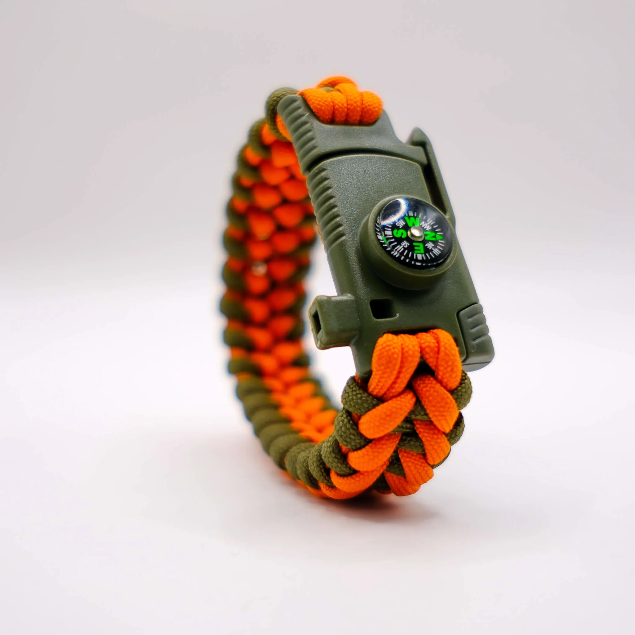 Survival Paracord Bileklik Pusulalı ve Kesici Uçlu Outdoor Bileklik 