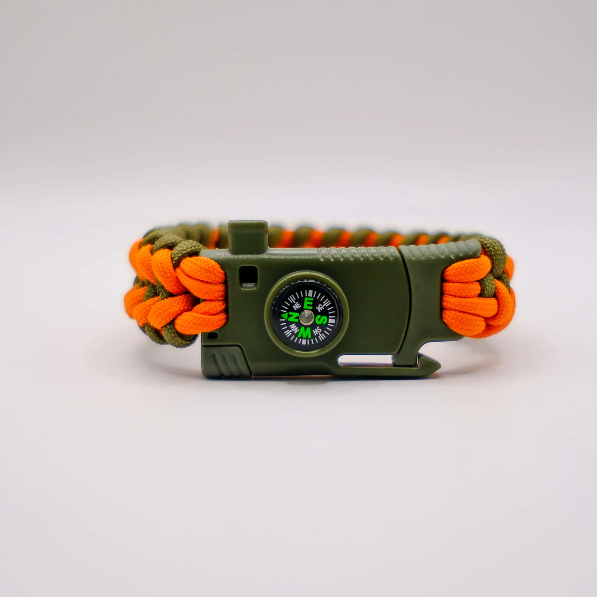 Survival Paracord Bileklik Pusulalı ve Kesici Uçlu Outdoor Bileklik 