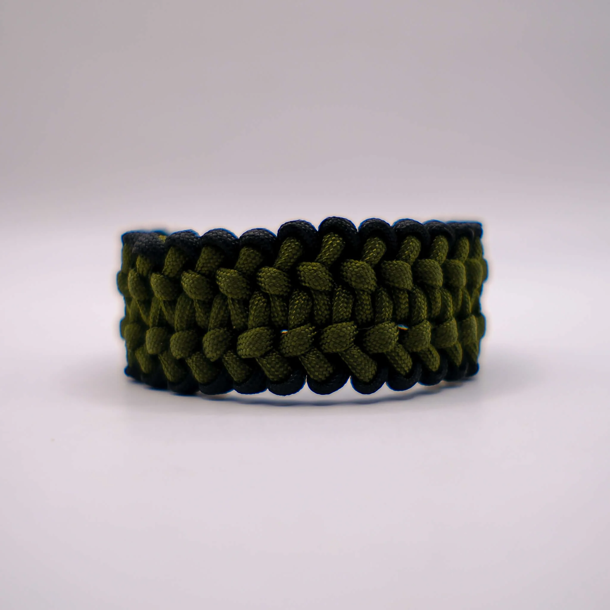 Paracord Survival Bileklik Siyah Haki Yeşil Outdoor Kamp Bilekliği 