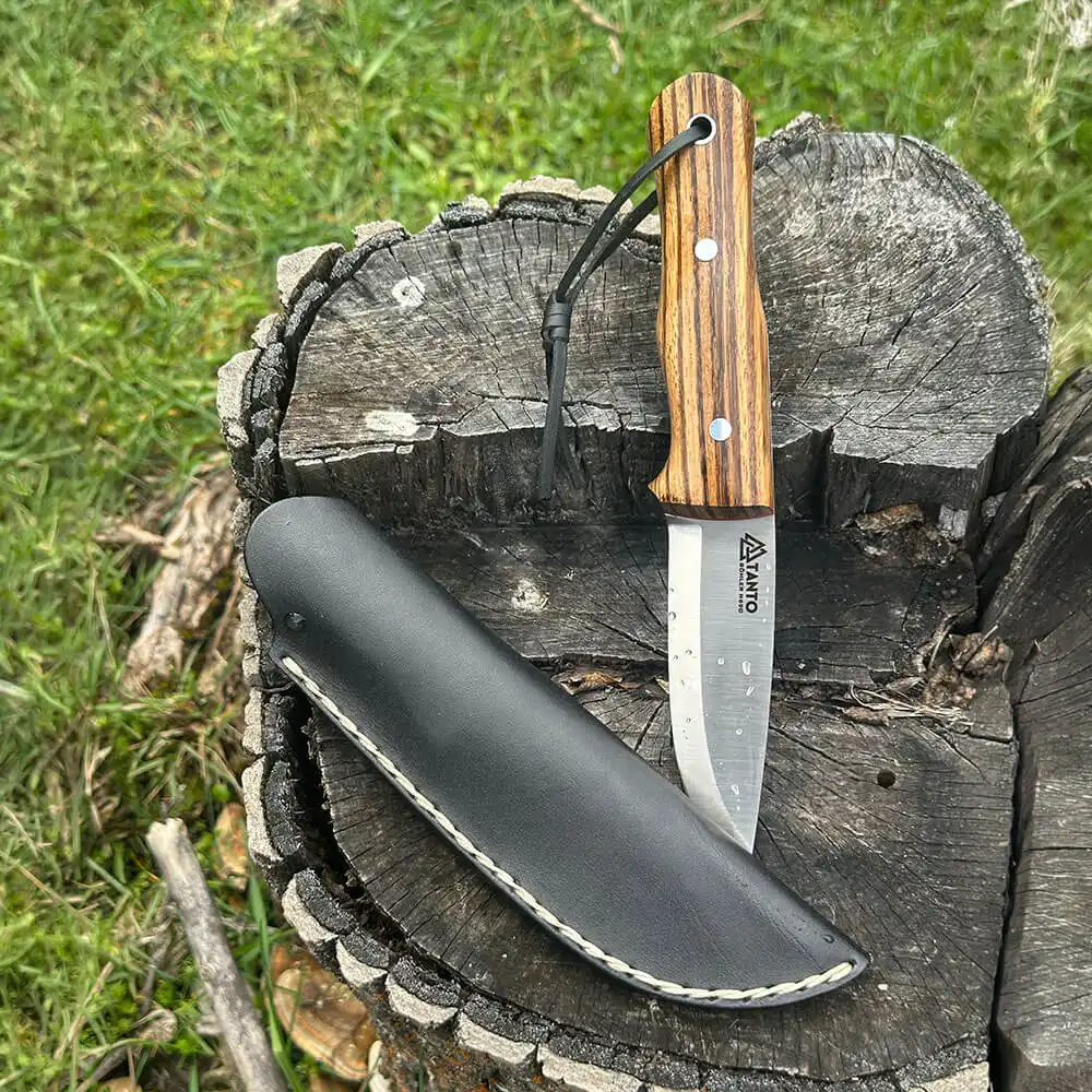 Böhler N690 Çelik Bıçak 22.5 cm Zebrano Saplı