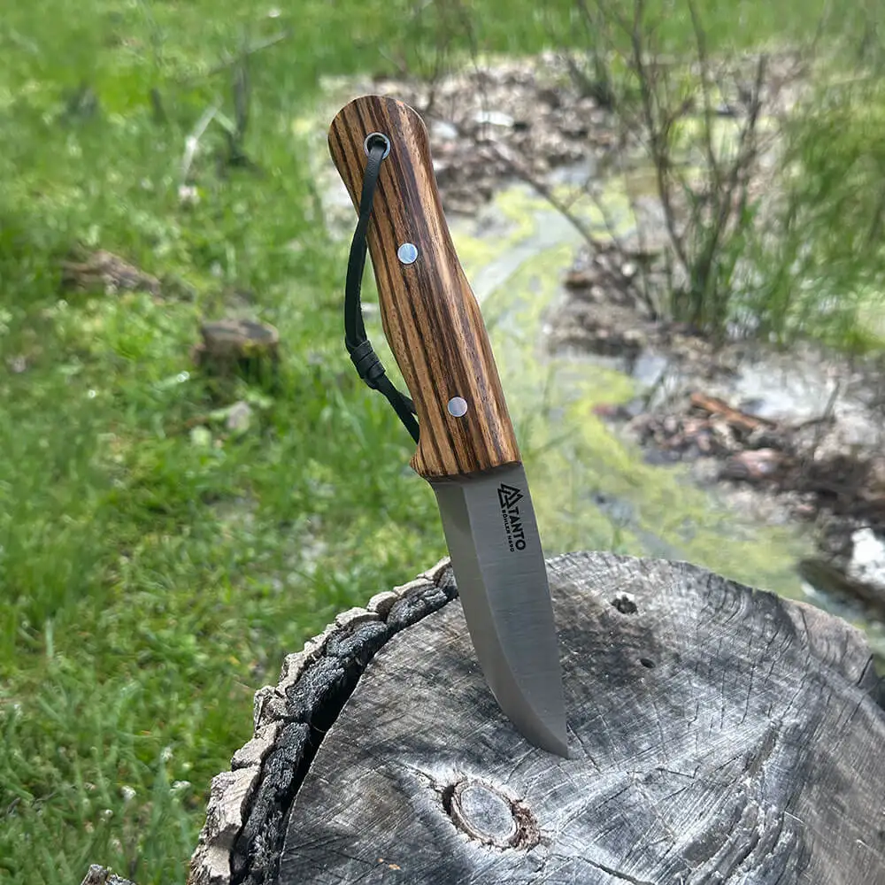 Böhler N690 Çelik Bıçak 22.5 cm Zebrano Saplı