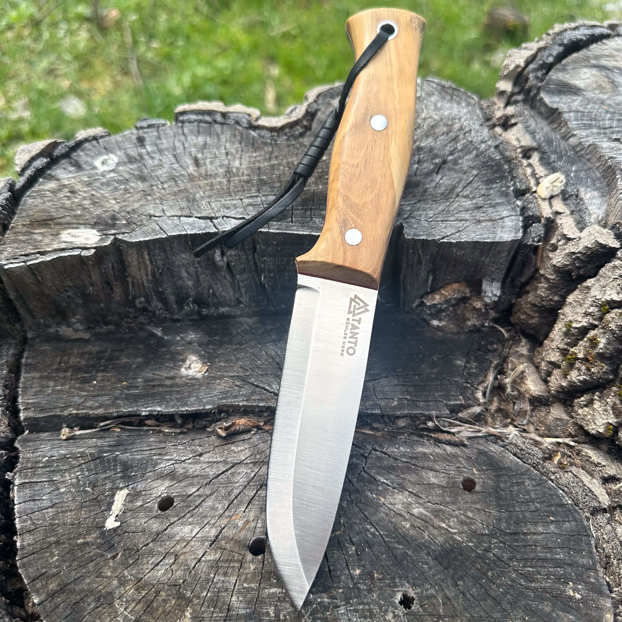 Böhler N690 Çelik Bıçak 21.5 cm Zeytin Saplı