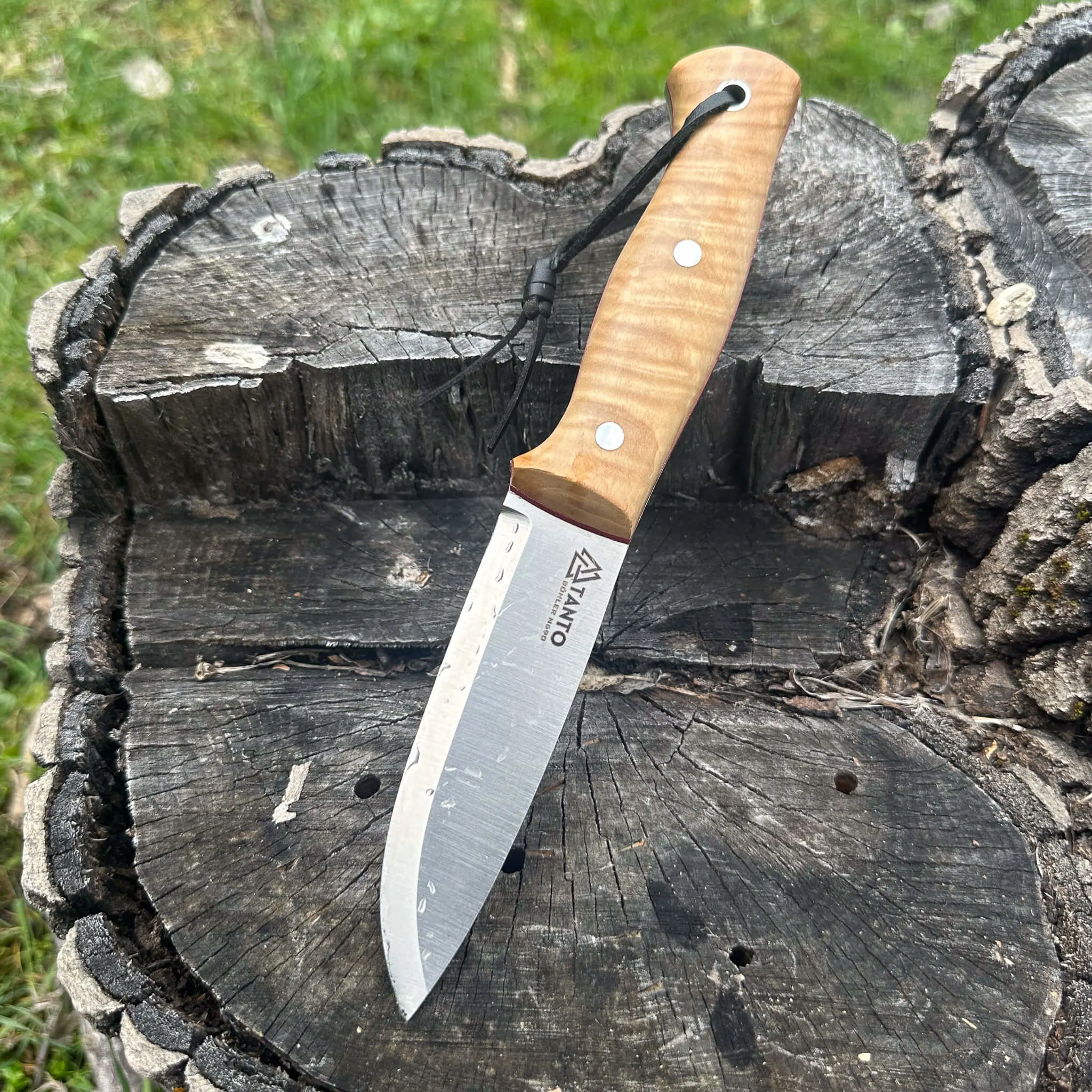 Böhler N690 Çelik Bıçak 22.5 cm Zeytin Saplı 