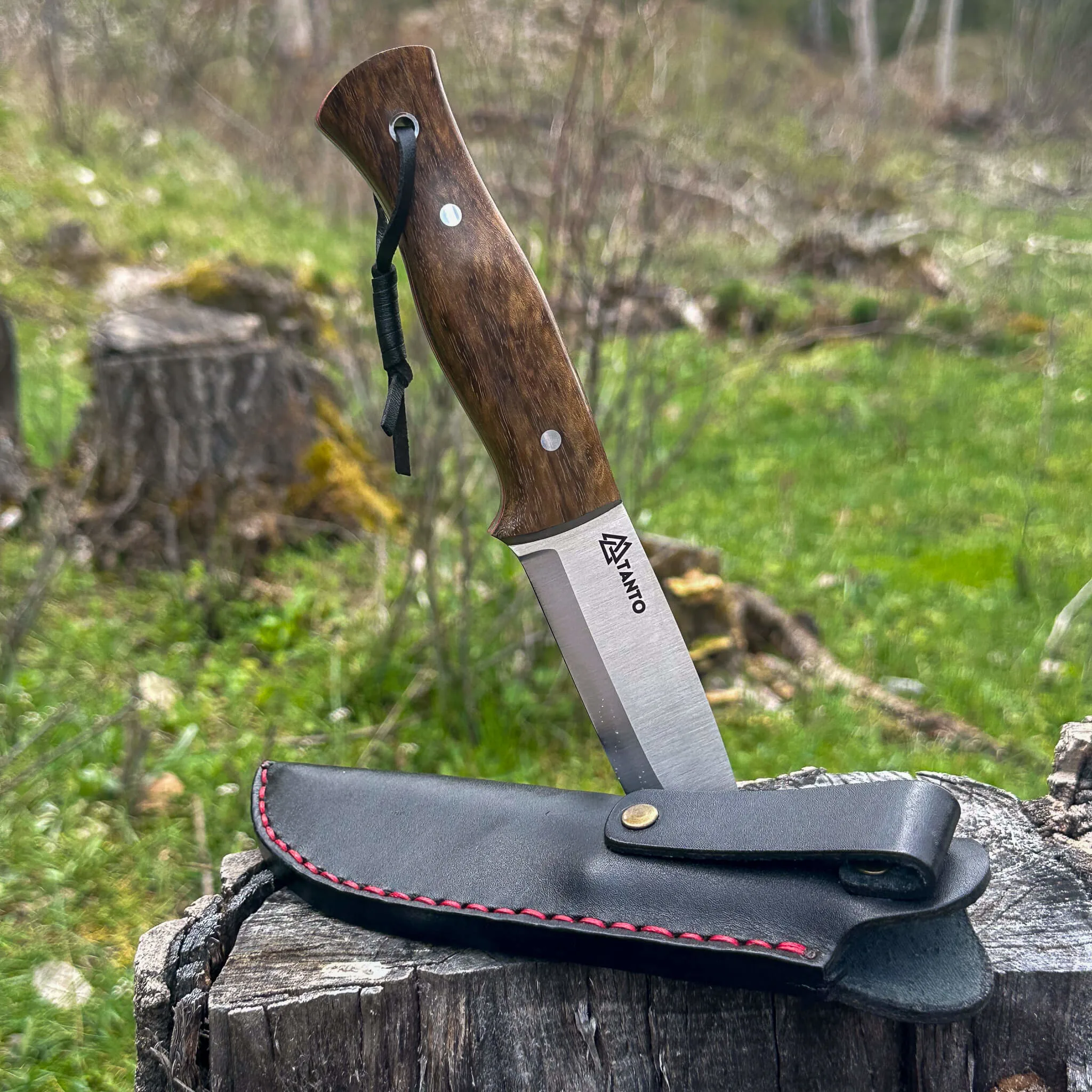 4116 Bushcraft Bıçağı 23 cm Ceviz Saplı