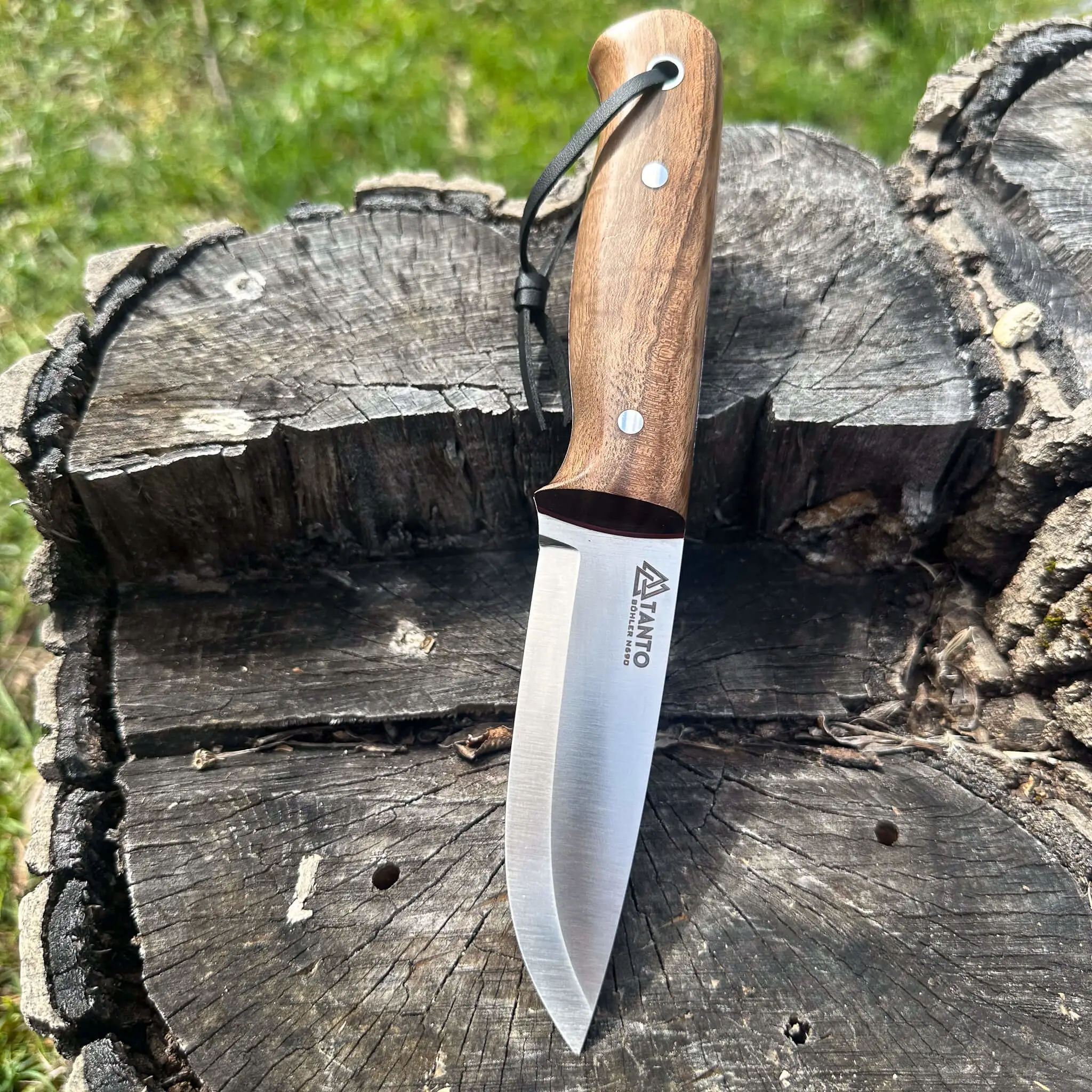 Böhler N690 Çelik Bıçak 22.5 cm Ceviz Sap 