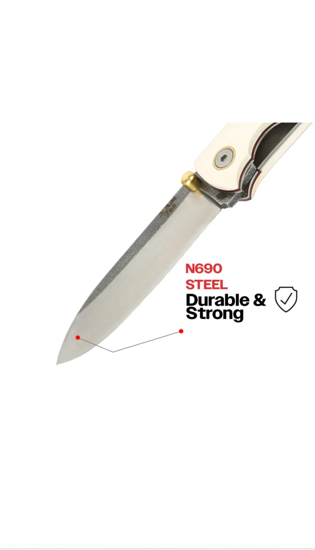 Böhler N690 Çelik Çakı Kam T20